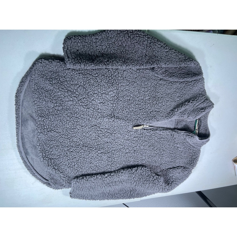 Stillwater Supply Co Womens M Sherpa Pullover Gray Quarter Zip Fleece Cozy